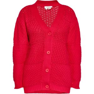 Usha - Strickjacke - Gebreide Trui - V-hals - Knopen