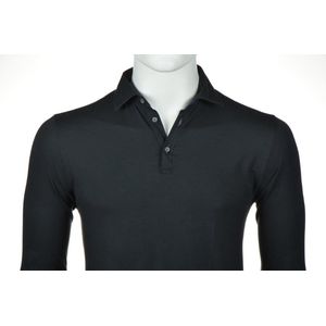 Eden Vally jersey polo zwart ML7