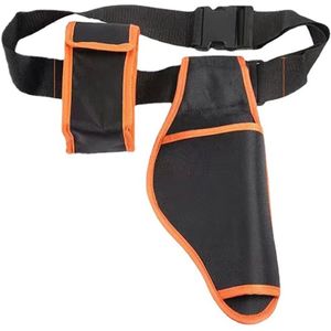 Tuingereedschapstas - Gereedschapstas - Binnen en buiten - Tuingereedschap tas - Polyester - Opbergtas voor tuingereedschap - Grote capaciteit - 34*16cm - Zwart