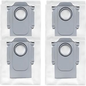 4x Stofzuigerzakken geschikt voor Roborock Q Revo / P10 - stofzak vervanging