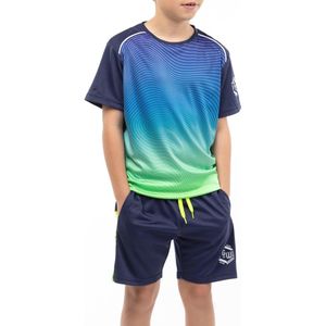 Jongenskostuumset in diverse kleuren met geometrische patronen