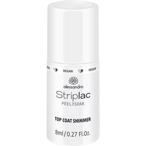 Alessandro Striplac Peel Or Soak Top Coat Shimmer 8 Ml