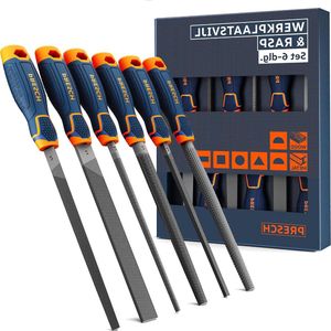 Vijlenset metaal en hout - Complete set - 6 stuks