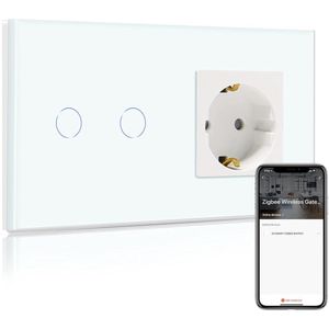 Slimme ZigBee Wandschakelaar met Smartphone Controle en Spraakbesturing
