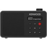 Kenwood CR-M25DAB Draagbare DAB+ radio met automatische veiligheidswaarschuwingsfunctie - Zwart