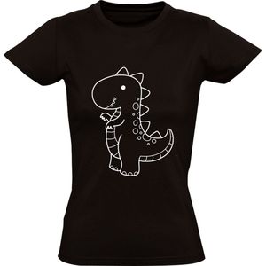 Dino Baby Dames T-shirt | Dino | Dinosaurus | cadeau | kado  | shirt