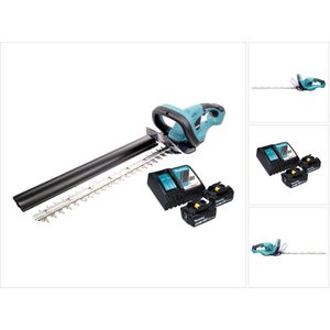 Makita DUH 523 RG accu heggenschaar 18 V 52 cm + 2x accu 6.0 Ah + lader