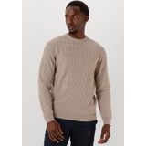 Gentiluomo - Round LS - Truien - Beige - Viscose
