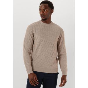 Gentiluomo - Round LS - Truien - Beige - Viscose