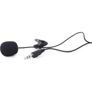 Gembird MIC-C-01 Clip-On 3.5mm jack microfoon - Bedraad - Zwart