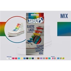 Shoeps Elastische Veters Multicolor Mix