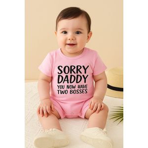 Grappige Baby Romper – ""Sorry Daddy"" – Casual Zomeroutfit