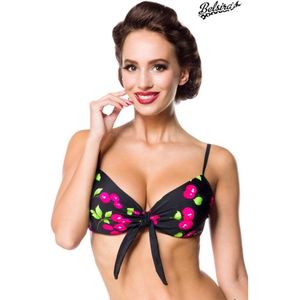 Belsira - 50196 Bikinitop - 3XL - Zwart/Roze