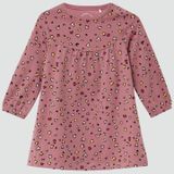 A-lijn Jurk - Schattige Jersey Jurk - Katoenmix - Lange Mouwen