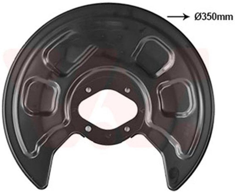 Van Wezel - REMSCHIJF BESCHERMER VOOR VW CADDY 2004-2010 2K0615609