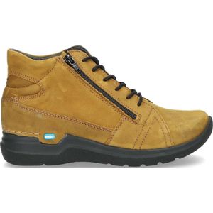 Wolky - Why - Geel - Halfhoge Veterschoen - Dames