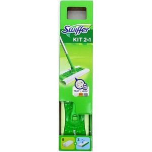 Swiffer Vloerwisser starterskit Stofwisser + 8 vloerdoekjes