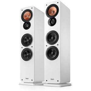 Teufel Ultima 40 Mk4 - Hifi Stereo Vloerstaande Speakers - Wit - 3-kanaals Systeem