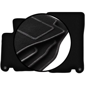 Complete set veloursmatten voor: Mercedes SL R230 roadster (2001-2011)