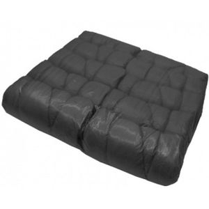 Wegwerp Behandel stoelhoezen zwart 10 stuks