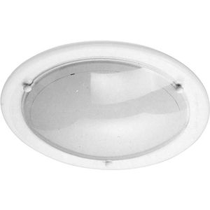 LED Plafondlamp - Plafondverlichting - Torna Primy - E27 Fitting - Rond - Mat Wit - Aluminium