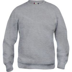 Clique Basic Roundneck Sweater Grijs-melange maat 3XL