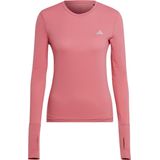 Adidas Fast Lange Mouwenshirt Roze M Vrouw