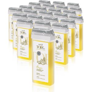 ItalWax Top Line Waxcartridge Argan - 24 Stuks - Professionele Waxpatronen voor Efficiënt Ontharen