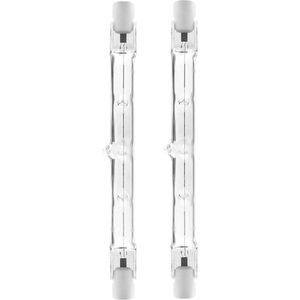 Modee R7s Halogeenlamp 118mm - 200W 2200lm 230V - Staaflamp - Warm Wit Licht - Dimbaar - 2 Halogeenlampen