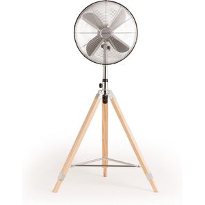 CREATE AIR TRIPOD RETRO - 50W staande ventilator- 100% koperen motor - 4 aerodynamische bladen