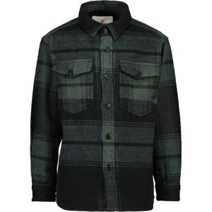 Vingino Geruit Overshirt Lefano Zwart