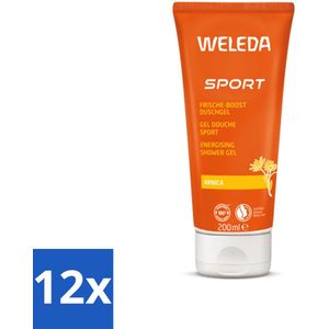 WELEDA - Douchegel Sport - Arnica - 200 ml - Voordeelverpakking - 12 stuks