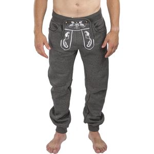 Heren lange klederdrachtbroek - Geborduurde joggingsbroek voor een sportieve uitstraling