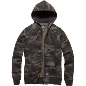 Vintage Industries Redstone Hooded Heren Vest met capuchon - donkercamouflage - M