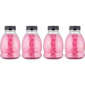 Claudius Badzout Rozen - 375 gram - Fles met zwarte dop - Set van 4 stuks