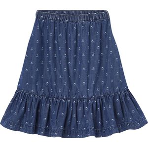 Spijkerrok - Lichtgewicht Denim - Ruches - Elastische Tailleband