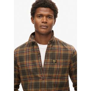 Superdry - Katoenen houthakkersoverhemd met lange mouwen - Heren - Lange mouwen shirts