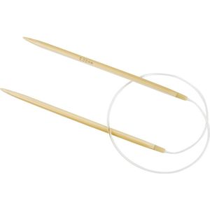 Rond Breinaalden - Flexibele Breinaalden - Bamboe - Dikte: 5mm - Lengte: 60cm - Creotime - 1 Stuk