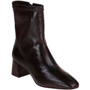 Bibi Lou - Marronbotines - Enkellaarsjes - Kastanjebruin - Lak