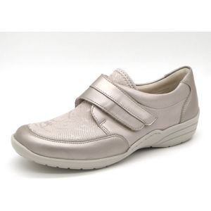 Remonte - R7600-92 - Klittenbandschoen - Champagne Metallic - Kunstleer en Stretchmateriaal