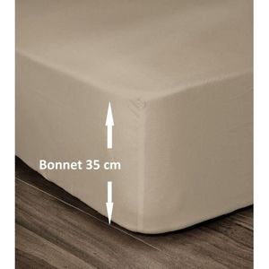 Onderlaken Lovely Home Beige 140 x 190 cm