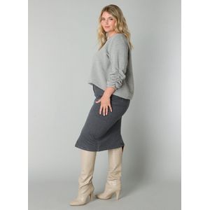 YESTA Venora Essential Tops - Light Grey/Melange - maat 2(50)