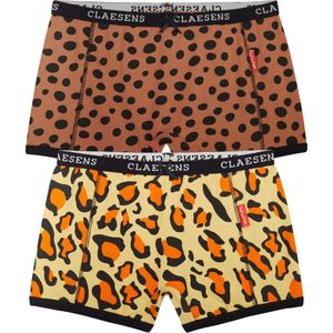 Claesen's - Boxershort 2-Pack Leopard/Dots - Maat: 92-98