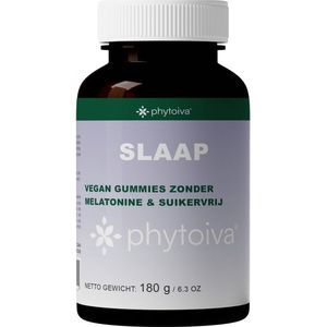 Phytoiva - Slaap Gummies - 60 Gummies - Vitamine B6 - Melatonine Vrij - Vegan - Suikervrij