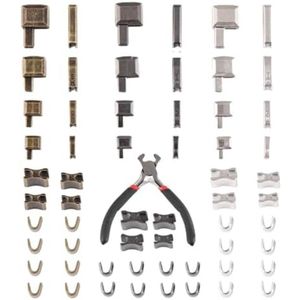 Complete ritsreparatieset met 60 onderdelen en installatietang