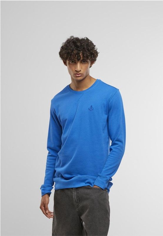 Mister Tee Sweatshirt 'Anchor'  kobaltblauw / donkerblauw