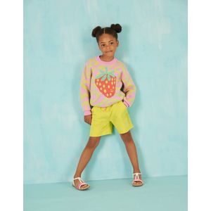 Oilily - Pink sweat shorts - Geel - 92/2T