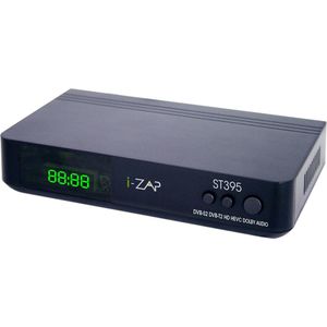 Zap - i-ZAP T395 - TV-ontvanger - Zwart - Compatibel met DVB-S2 en DVB-T2