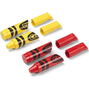Crayola - Ophanghaak Set van 4 Stuks - Polypropyleen - Geel