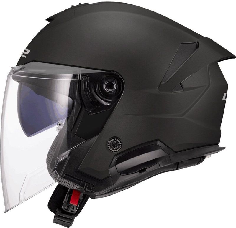LS2 - OF618 Verso II - Open Helm - Zwart - Kinetic Polymer Alloy